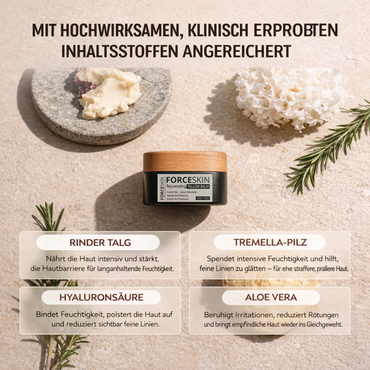 ForceSkin - Anti-Falten-Creme V2